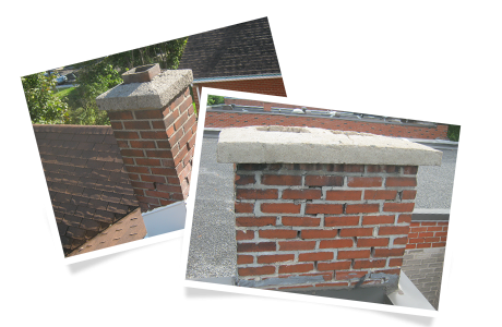 Degraded mortar joints