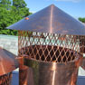 ChapeauCopper chimney cap